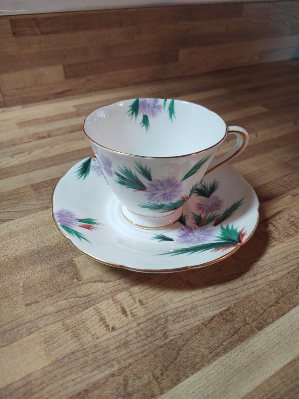 Gold trimmed Tuscan fine bone china